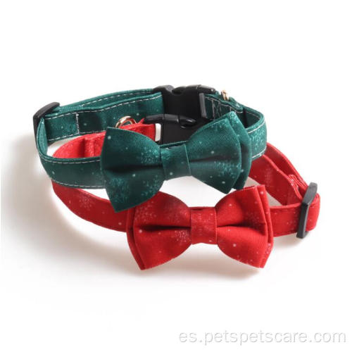 Estilo de Navidad Pe Small Pet Cat Boest Tie Collar